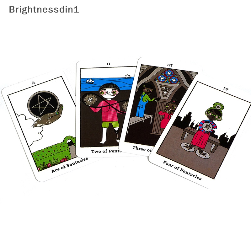 brightnessdin1-ไพ่ทาโรต์สี่ยี่สิบ-เกมกระดาน-สําหรับครอบครัว-ผู้เริ่มต้น-เล่นเกม-บูติก