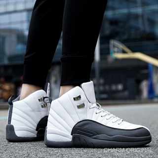 【[ส่งทันที!!!]】 Aj12 รองเท้าบาสเก็ตบอล NBA YAWX สําหรับเด็ก