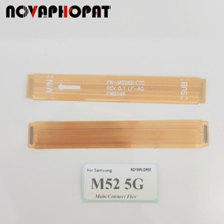 Novaphopat สายเคเบิลเมนบอร์ดเชื่อมต่อ USB สําหรับ Samsung M52 5G M526B