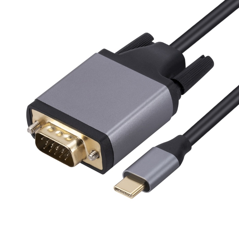 char-สายเคเบิลแปลง-usb-c-เป็น-vga-type-c-เป็น-vga-หน้าจอขนาดเล็ก-เป็นหน้าจอขนาดใหญ่