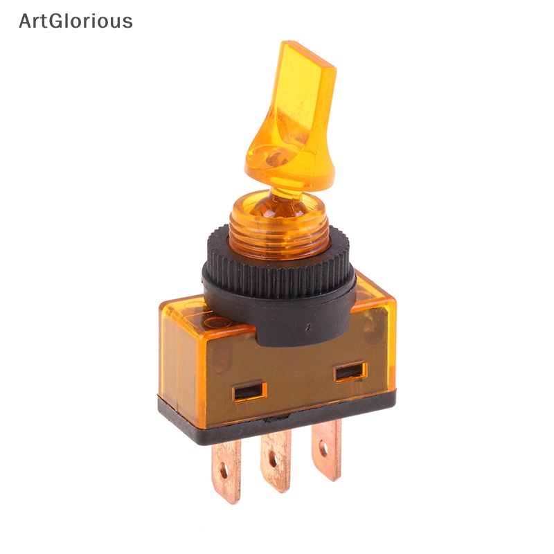 art-สวิตช์สลับ-12v-led-3-pin-10a-3-pin-asw-14d-ด้ามจับสั้น-พร้อมไฟ-led