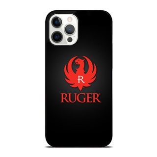 Ruger เคสโทรศัพท์มือถือ กันตก ลายตราสัญลักษณ์ Firearm สําหรับ IPhone 14 Plus 13 Pro Max 12 Mini X