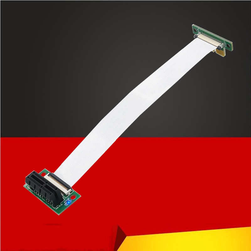 PCIE Riser PCI-E 3.0 X1 สาย PCI Express Extender PCIe 1x ถึง 1x แนวตั้ง ...