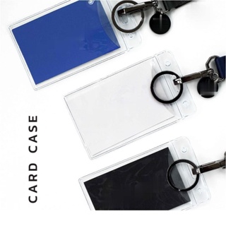 ร้านไทย 🇹🇭 ซองพลาสติกใส Card Case ใส่บัตร (ไม่รวมสาย) ซองพลาสติกใส่บัตร ซองใส่การ์ด ซองใส่บัตร ซองใส่ป้าย Card Case
