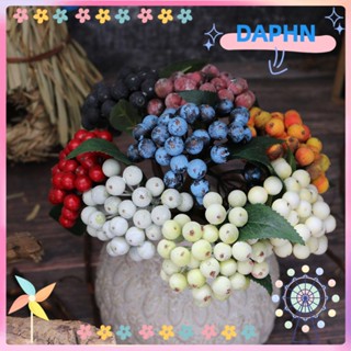 Daphs ดอกไม้ประดิษฐ์ โฟมเบอร์รี่ สีแดง สีขาว สําหรับตกแต่งคริสต์มาส งานแต่งงาน