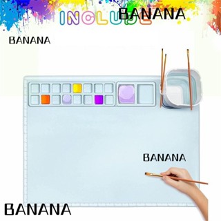 Banana1 แผ่นบอร์ดซิลิโคน กันน้ํา ทนทาน สําหรับวาดภาพระบายสีน้ํา DIY