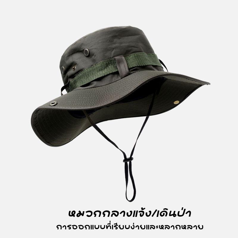 หมวกวินเทจเดินป่า-ใส่เที่ยว-ใส่ได้ทั้งผู้หญิงและผู้ชาย-เท่ๆ-ขนาด56-58cm