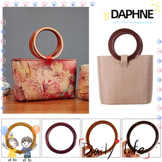 Daphne ด้ามจับกระเป๋า แบบไม้ แฮนด์เมด DIY สําหรับกระเป๋าถือ ของขวัญ