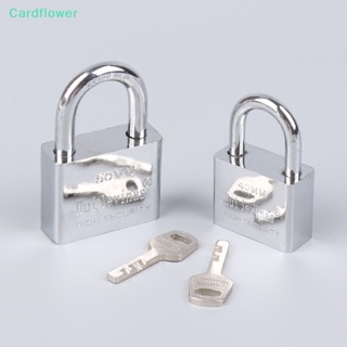 &lt;Cardflower&gt; กุญแจล็อคกระเป๋าเดินทาง สเตนเลส ขนาดเล็ก แข็งแรง กันขโมย พร้อมกุญแจลดราคา
