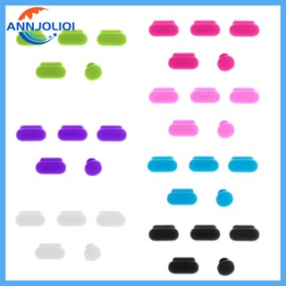 Ann 5 ชิ้น ปลั๊กป้องกันฝุ่น ซิลิโคน พอร์ตข้อมูล แล็ปท็อป แจ็ค กันฝุ่น กันชน ตะขอ Cov