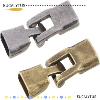 Eutus หัวเข็มขัด โลหะผสมบรอนซ์ สีเงิน ทรงสี่เหลี่ยมผืนผ้า แฮนด์เมด สําหรับคนรักงานฝีมือ