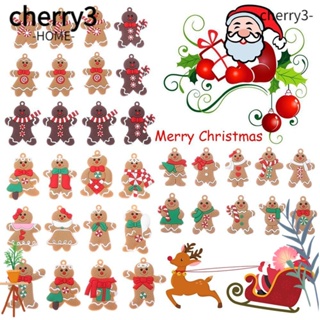 Cherry3 จี้ตุ๊กตาคริสต์มาส สําหรับตกแต่งบ้าน