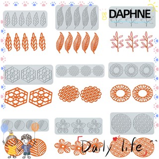 Daphne แม่พิมพ์ซิลิโคน ลายลูกไม้ สําหรับทําเค้ก เบเกอรี่ DIY