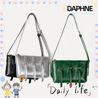 Daphne กระเป๋าสะพายข้าง สําหรับผู้หญิง สีพื้น