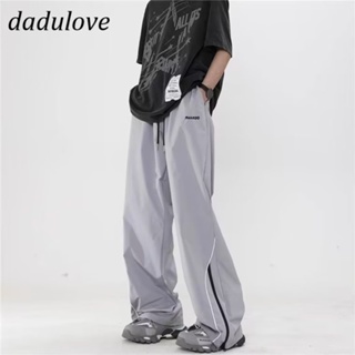 DaDulove💕 New American Ins High Street Sports Casual Pants Niche High Waist Wide Leg Pants Large Size Trousers