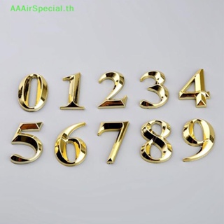 Aaairspecial สติกเกอร์ฉลาก ความสูง 5 ซม. สีทอง สไตล์โมเดิร์น สําหรับบ้าน 1 ชิ้น