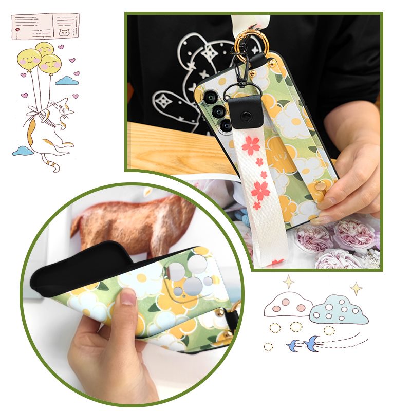 protective-ring-phone-case-for-samsung-galaxy-s23fe-sm-s7110-anti-dust-phone-holder-anti-knock-dirt-resistant-oil-painting