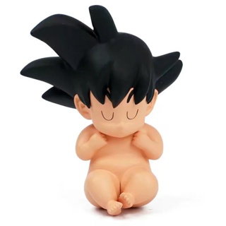 ฟิกเกอร์ PVC อนิเมะญี่ปุ่น Dragon Ball Sleeping Baby Childhood Sun Wukong Bathing สําหรับเด็ก