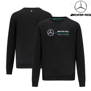 ใหม่ล่าสุด เสื้อกีฬาแขนยาว ลายทีมแข่ง F1 AMG Petronas F1 และเสื้อยืดแขนยาว แฟชั่นฤดูร้อน สําหรับทุกเพศ 2023