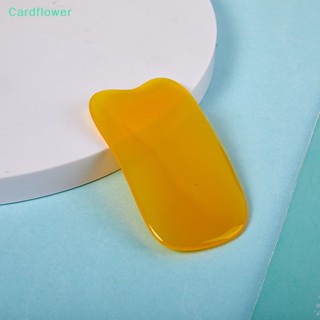 &lt;Cardflower&gt; แผ่นขี้ผึ้งเรซิ่นธรรมชาติ สําหรับนวดใบหน้า และรอบดวงตา