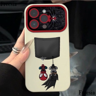 เคสโทรศัพท์มือถือ แบบนิ่ม ลายแบทแมน สําหรับ Apple Iphone 14pro 13pro 12 7p 11