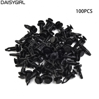 【DAISYG】Automotive 100pcs 9mm Car Rear Cover Clamp Fixed Push pins Decor Fastener Clips
