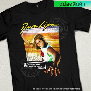 [S-5XL] ราคาต่ำสุด!!เสื้อยืดผ้าฝ้าย พิมพ์ลาย  Dua Lipa Future Nostalgia Tour Dont Start Now Inspired ER66WR14037 SD23