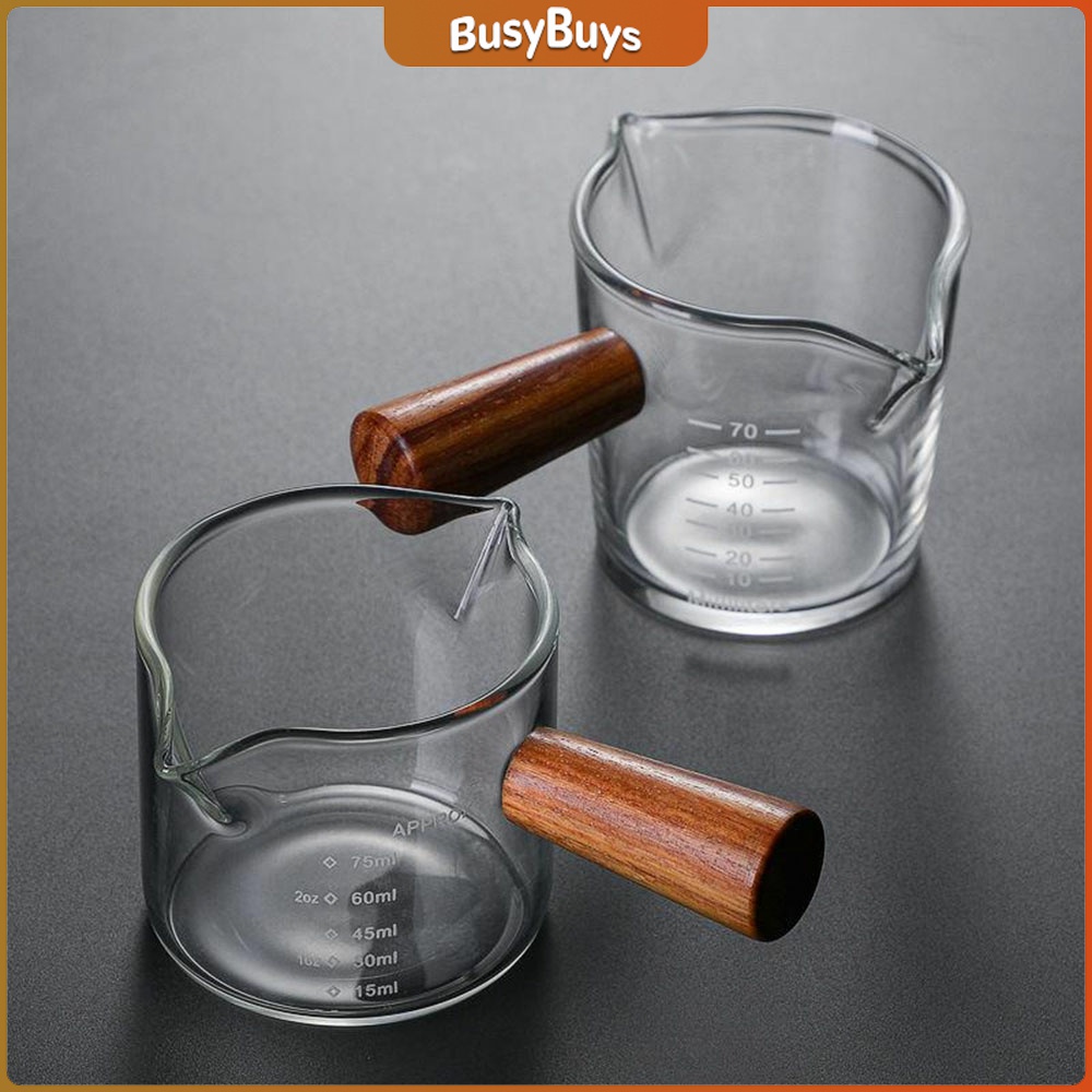 b-b-แก้วช็อต-espresso-shot-ด้ามจับไม้-ขนาด-70-ml-และ-75-mlสินค้าพร้อมส่ง-measuring-cup