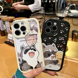 Casetify เคสโทรศัพท์มือถือแบบนิ่ม ลายแรคคูนน้อยน่ารัก สําหรับ Redmi Note 10 PRO 4G 10S 9 PRO 9S 8 PRO 7 6 5 PRO 11 PRO+ 5G 11S Redmi 9 9A 9C 9T 10 5G 10A 10C 4G T031A