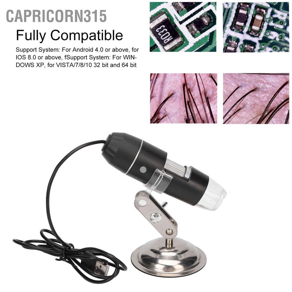 capricorn315-ไมโครสโคปแบบดิจิตอล-0x-200x-usb-8-ไฟ-led-สีขาว-กล้องขยายแบบมือถือสำหรับ-windows-xp