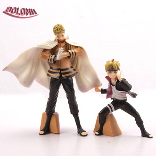 ตุ๊กตาฟิกเกอร์ PVC รูปการ์ตูนนารูโตะ Boruto Father and Son Boruto ของเล่นสําหรับเด็ก