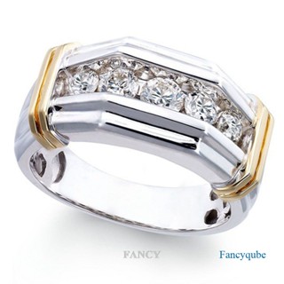 Fancy แหวนหมั้น หรูหรา ของขวัญวันเกิด สําหรับผู้ชาย