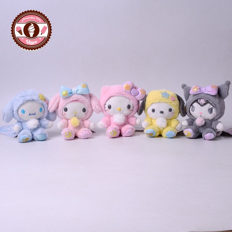 พร้อมส่ง-ตุ๊กตานุ่ม-รูปการ์ตูน-sanrio-cinnamoroll-kuromi-hellokitty-mymelody