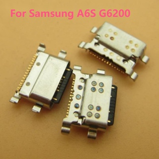 ซ็อกเก็ตแจ็คเสียบชาร์จ USB สําหรับ Samsung Galaxy A6S G6200 2-20 ชิ้น