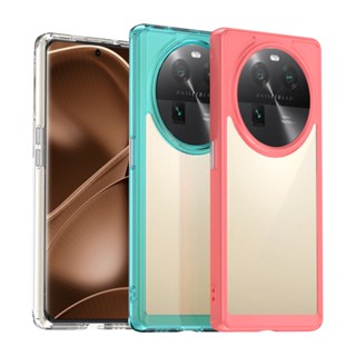 เคสโทรศัพท์มือถือ TPU แบบใส กันกระแทก หรูหรา สําหรับ OPPO Find X6 Pro 5G Find X6 5G