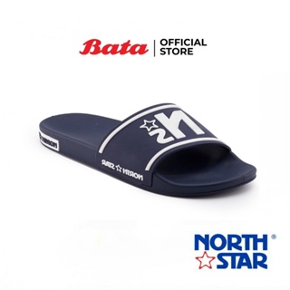 Bata บาจา North Star รองเท้าแตะแบบสวม รองเท้าลำลอง น้ำหนักเบา สวมใส่ง่าย สำหรับผู้ชาย รุ่น SHAMON สีดำ 8616012 สีขาว 8611012