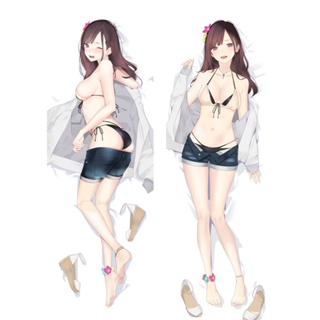 ปลอกหมอนคอสเพลย์ การ์ตูนอนิเมะ Dakimakura สองด้าน ขนาด 50x150 ซม.