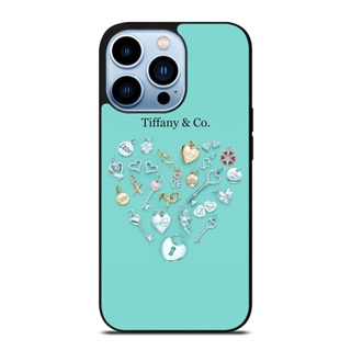 เคสโทรศัพท์มือถือ ป้องกันการตก ลาย Tiffany and Co Love สําหรับ IPhone 14 Plus 13 Pro Max 12 Mini X