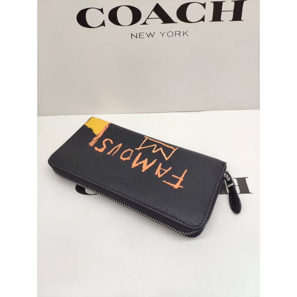 COACH c5447 c5615กระเป๋าสตางค์ผู้หญิง กระเป๋าสตางค์ซิปยาว รูปแบบ ...