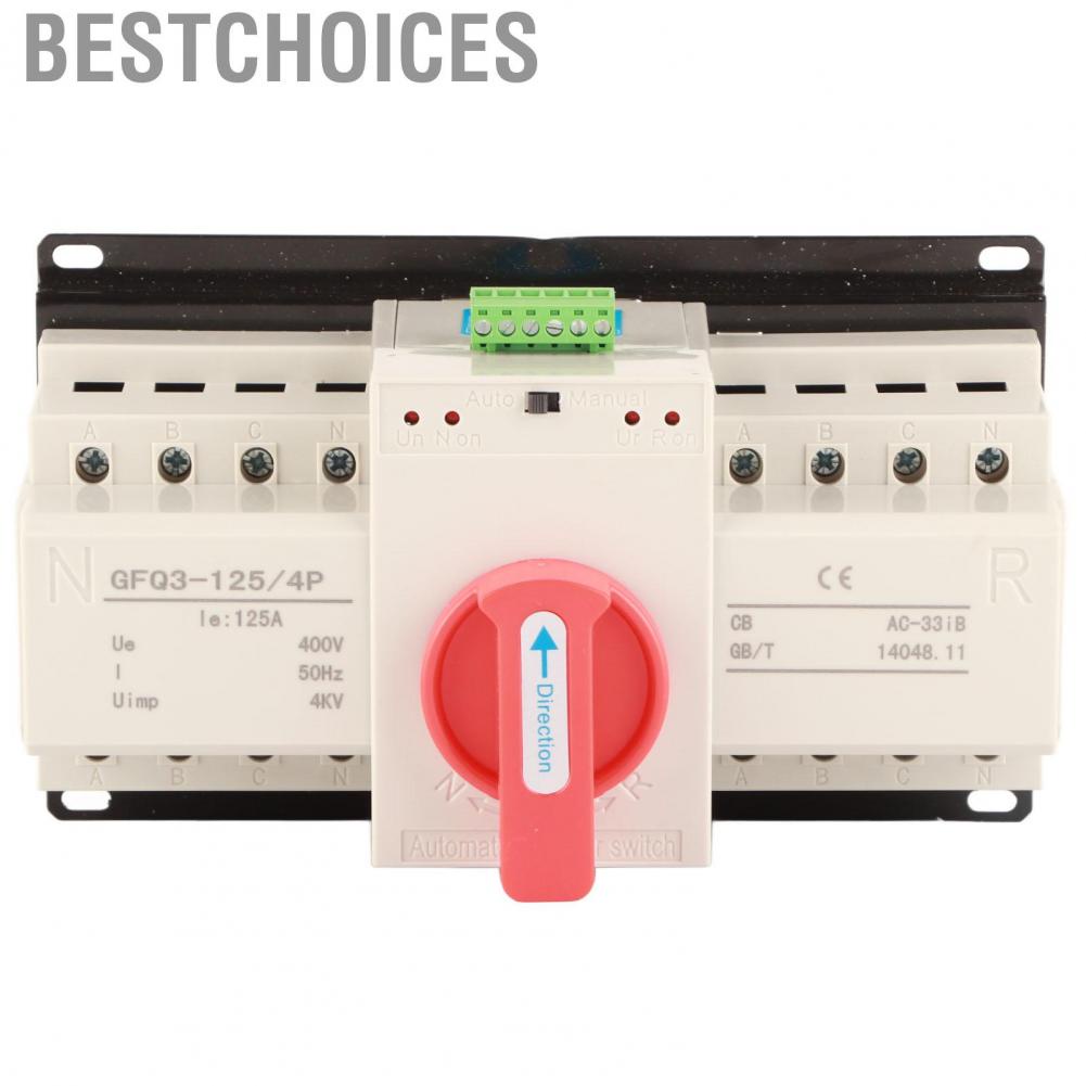 Bestchoices Power Transfer Switch AC400V 125A Light Indication CB Level ...