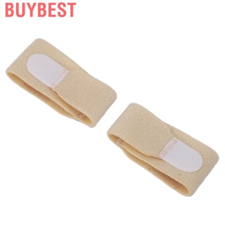 Buybest 2pcs Hammer Toe Straightener Strap Skin Color Universal Soft Ergonomic Claw Corrector for Bent