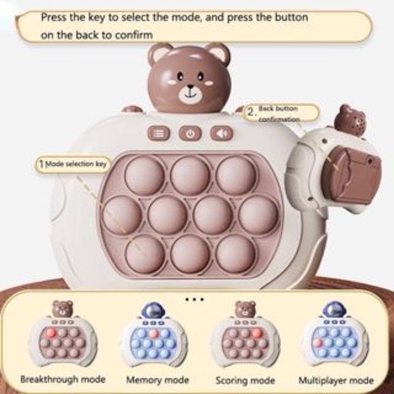 pop-it-push-bubble-fidget-sensory-toys-whack-a-mole-music-quick-press-bubble-game-machine-บีบคลายเครียดของเล่นสําหรับเด็กผู้ใหญ่