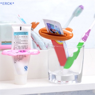 Erck&gt; อุปกรณ์บีบยาสีฟัน ลายการ์ตูน สําหรับห้องครัว ห้องน้ํา