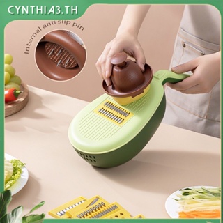 ใหม่ Multi-Function Grater ผัก Slicer เครื่องตัดเครื่องตัด Artifact Slicer Scraper Planer ในครัวเรือน Wipe BOARD เครื่องตัดผักด้วย Colander Cynthia