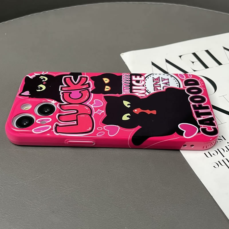 เคสโทรศัพท์มือถือแบบแข็ง-ลายแมวน่ารัก-สีดํา-สําหรับ-oppo-reno8t-5g-reno8-pro-reno8-reno7-z-reno7-pro-reno6-pro-reno5-reno4-z-reno3
