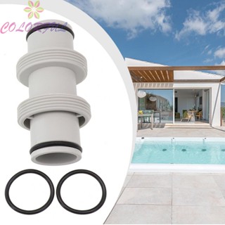 【COLORFUL】Hose Adapter Connector Hose Joints Hose Plunger Valve Pool Part Straight