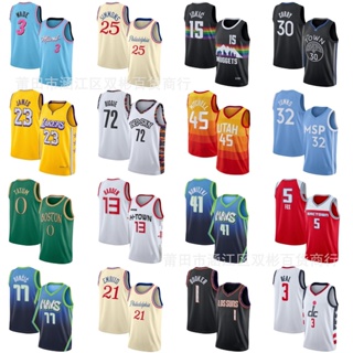 เสื้อกีฬาแขนสั้น ลายทีมชาติจรวด NBA City Jazz Heat Denver 01920 อเนกประสงค์ 359500