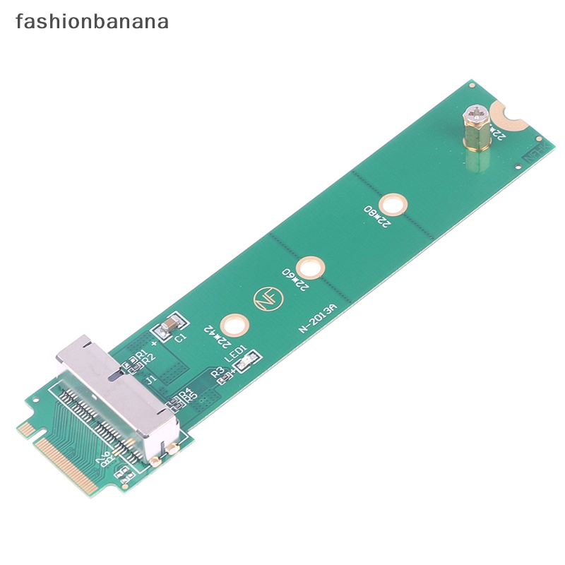 fashionbanana-อะแดปเตอร์แปลงสัญญาณ-ssd-เป็น-m-2-key-m-ngff-pci-e-สําหรับ-macbook-air-pro-12-16-pins