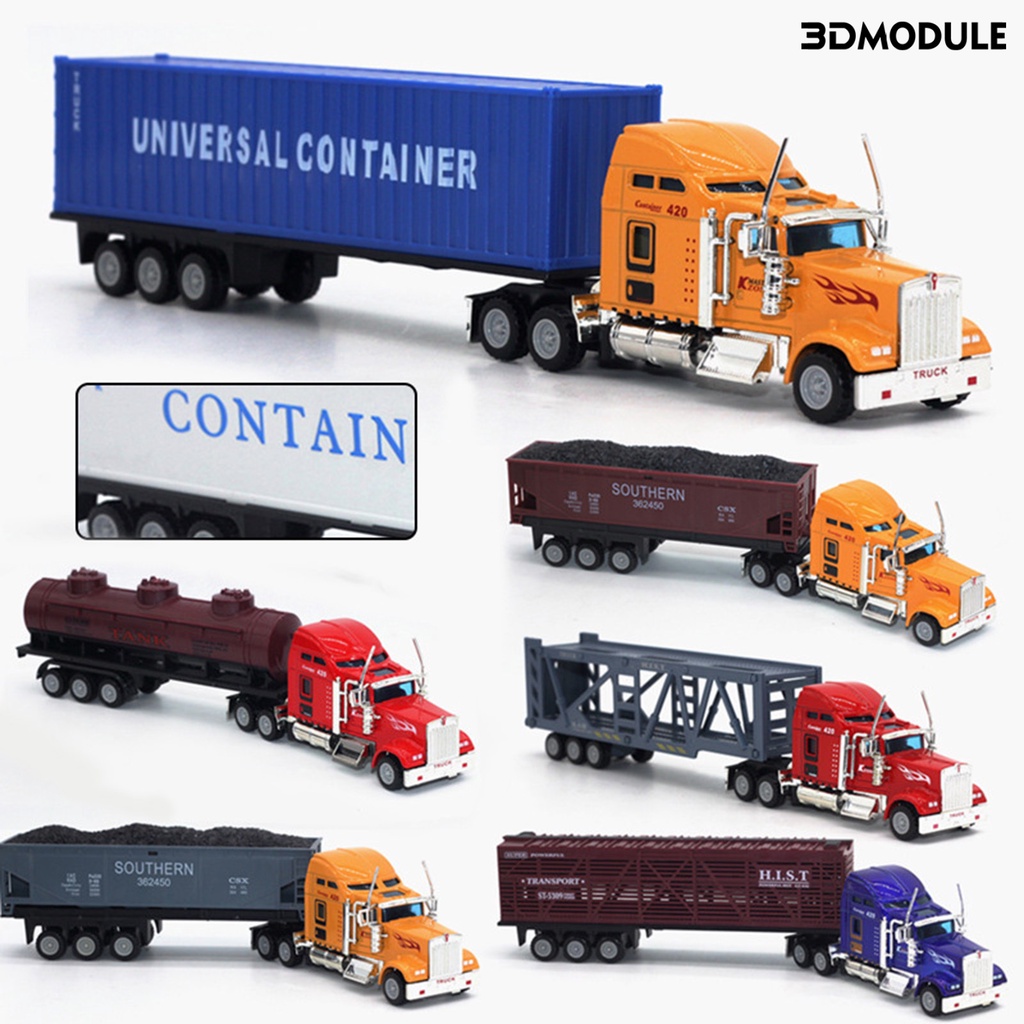 dm-โมเดลรถบรรทุก-dm-detailed-american-super-long-transport-สําหรับ-ad0-0868055555555556-โมเดลรถบรรทุกจําลอง-แบบสมจริง