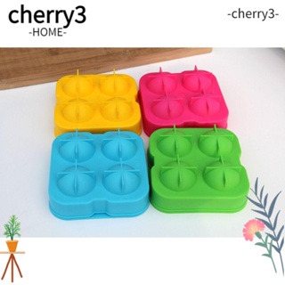 Cherry3 แม่พิมพ์บล็อกน้ําแข็ง พลาสติก ทรงกลม ใช้ซ้ําได้ DIY